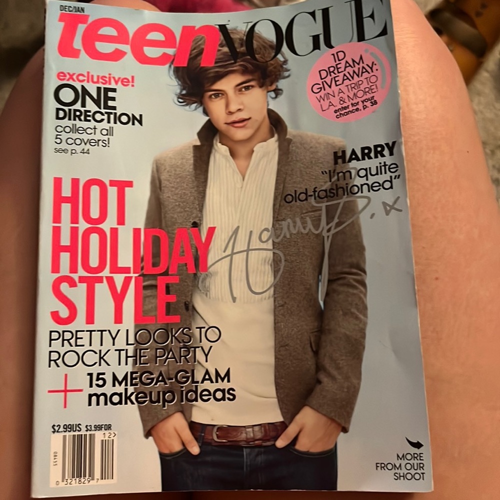 Harry Styles Teen Vogue